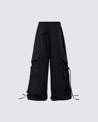 Techwear Multi-Pocket Wide-Leg Cargo Pants