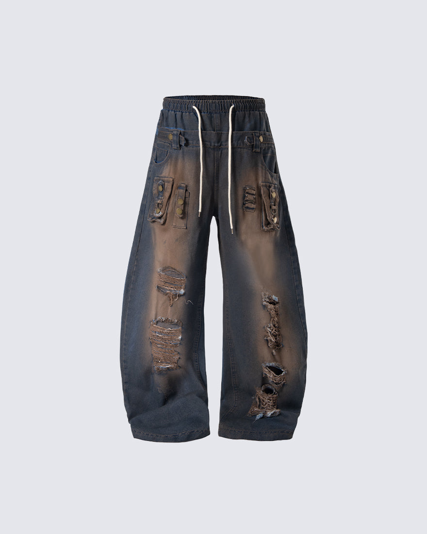 Worn-Out Wasteland Bowie Denim Pants