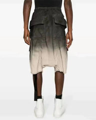American Workwear Gradient Loose Cargo Summer Shorts