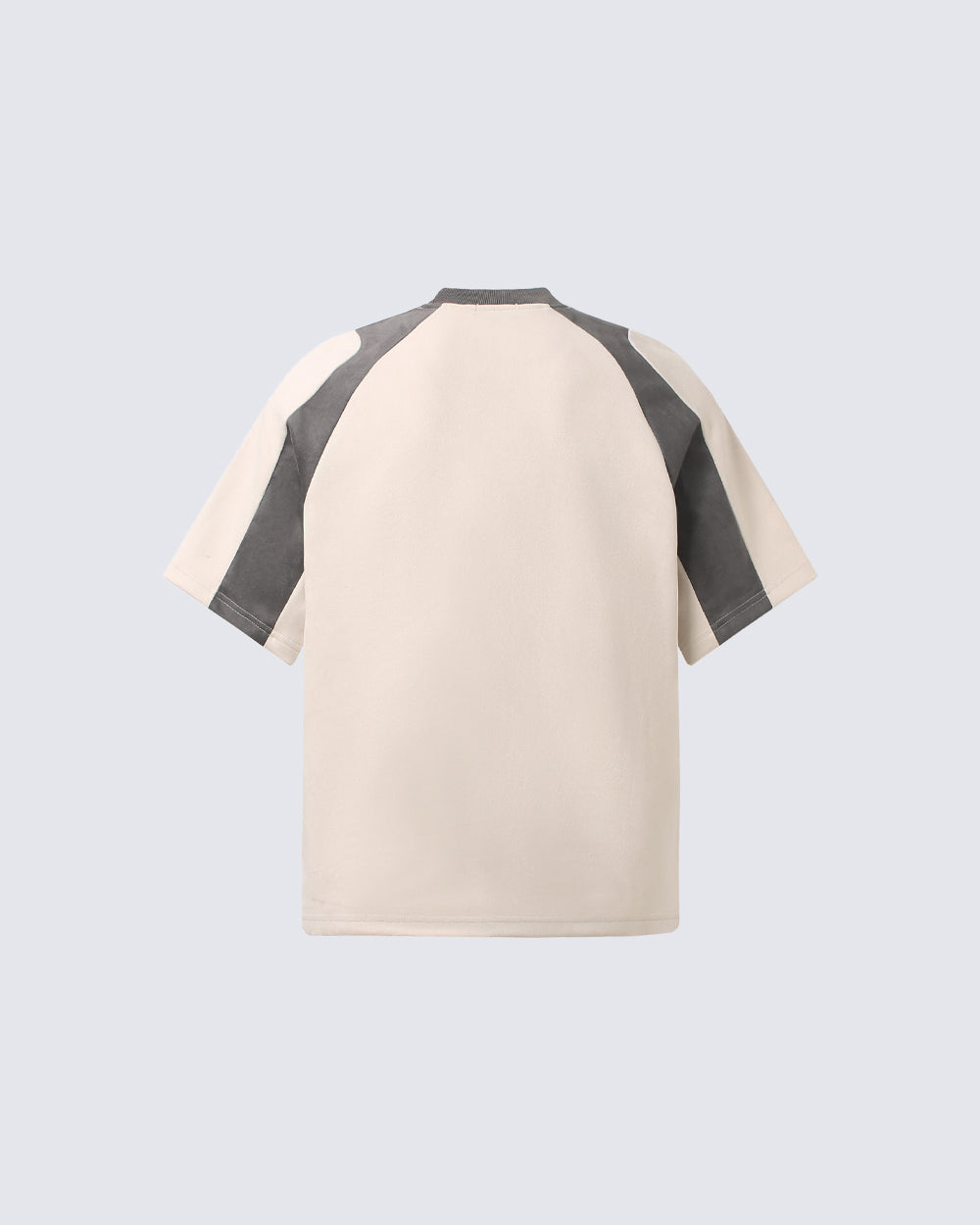 American Streetwear Color-Block Short Sleeve Tee
