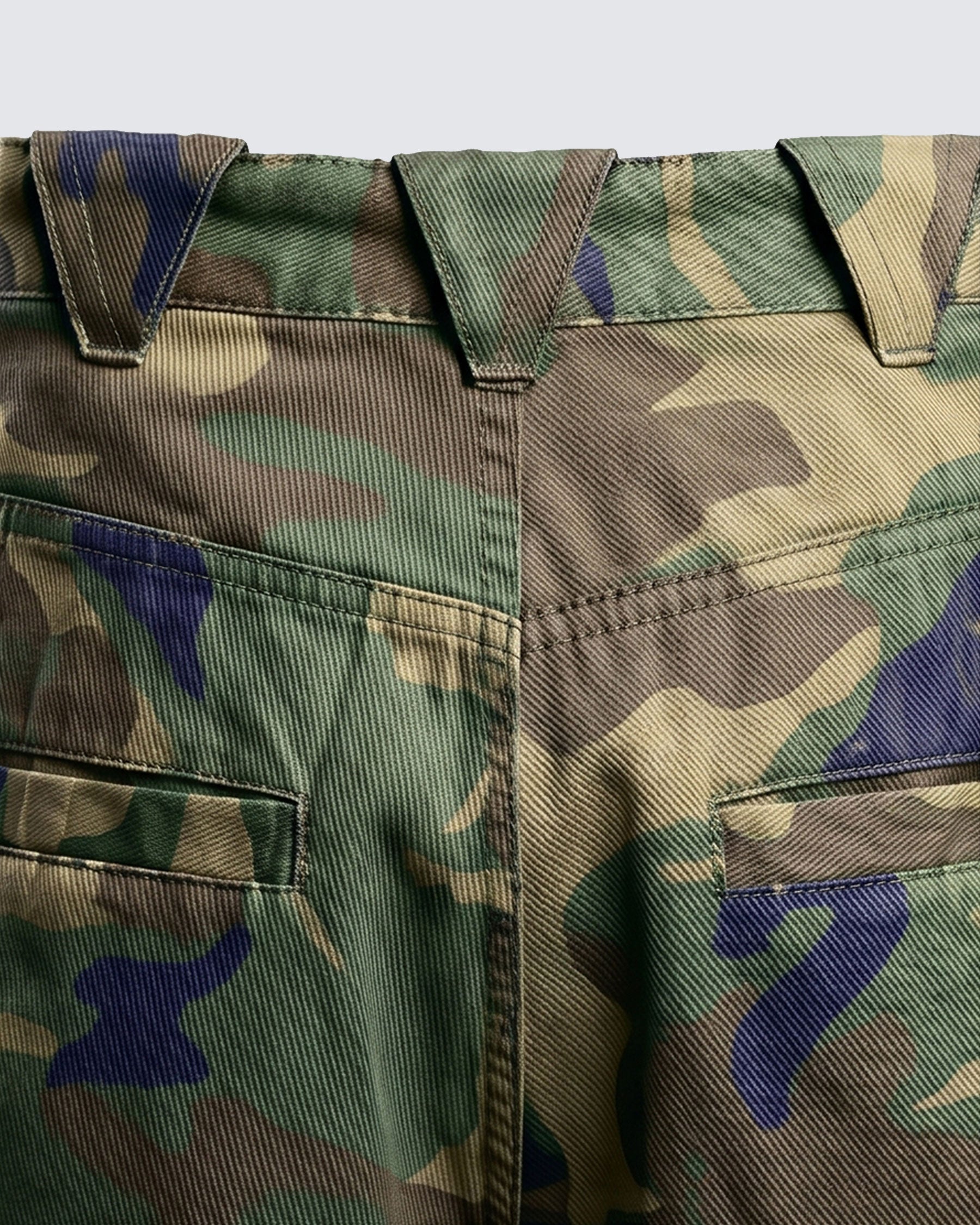 KIIKIO-New Y2K Camo Multi-Pocket Wide Leg Cargo Pants