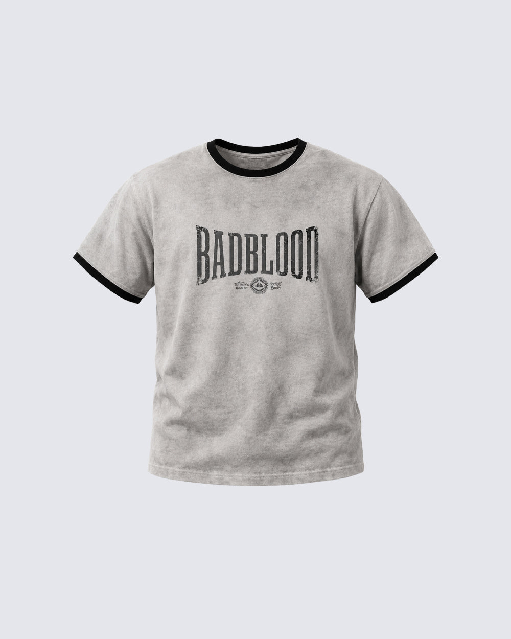 Vintage Washed Graphic Crewneck T-Shirt