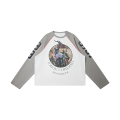 Omirad Moto Racing Raglan Long Sleeve Tee