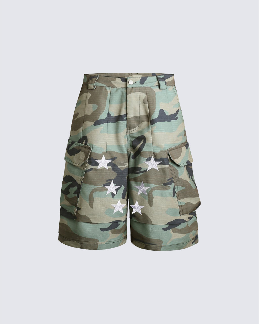 New Military Camo Cargo Shorts