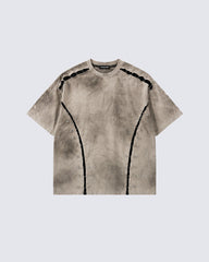 Safety Pin Accent Washed Tee