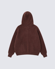 Unisex Drawstring Hooded Casual Knit Sweater