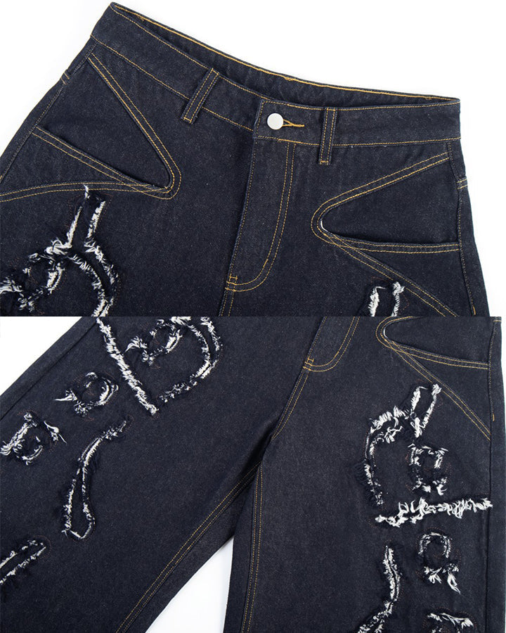 American Heavy-Duty High-Street Bowie Jeans