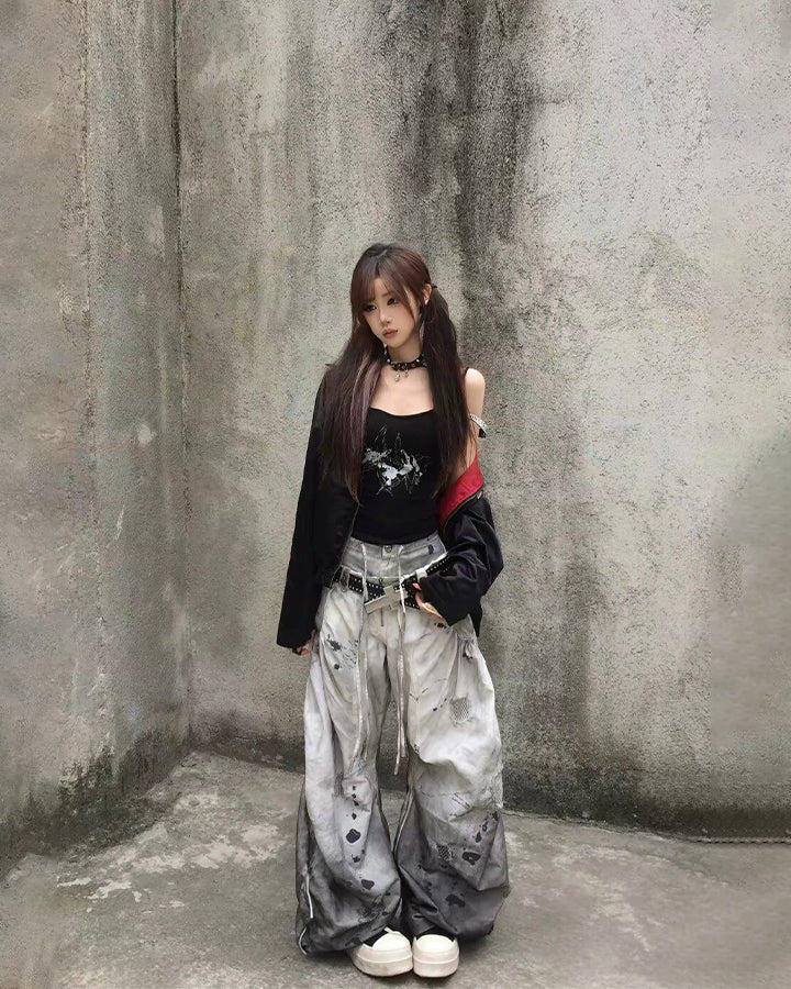 American Heavy-Duty Wasteland Double-Waist Jeans