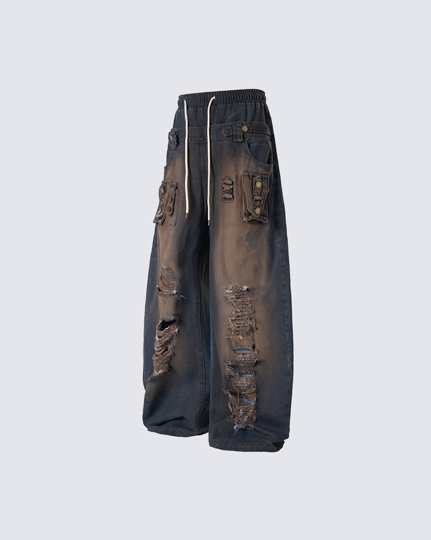 Worn-Out Wasteland Bowie Denim Pants
