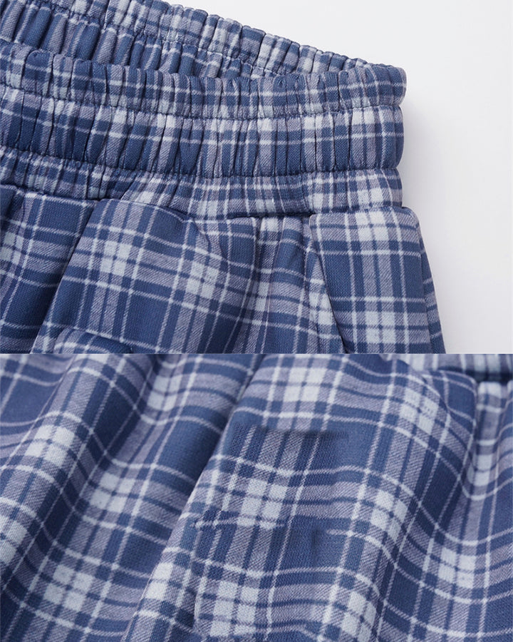 Graphic Print Patchwork Casual Wide Leg Pants