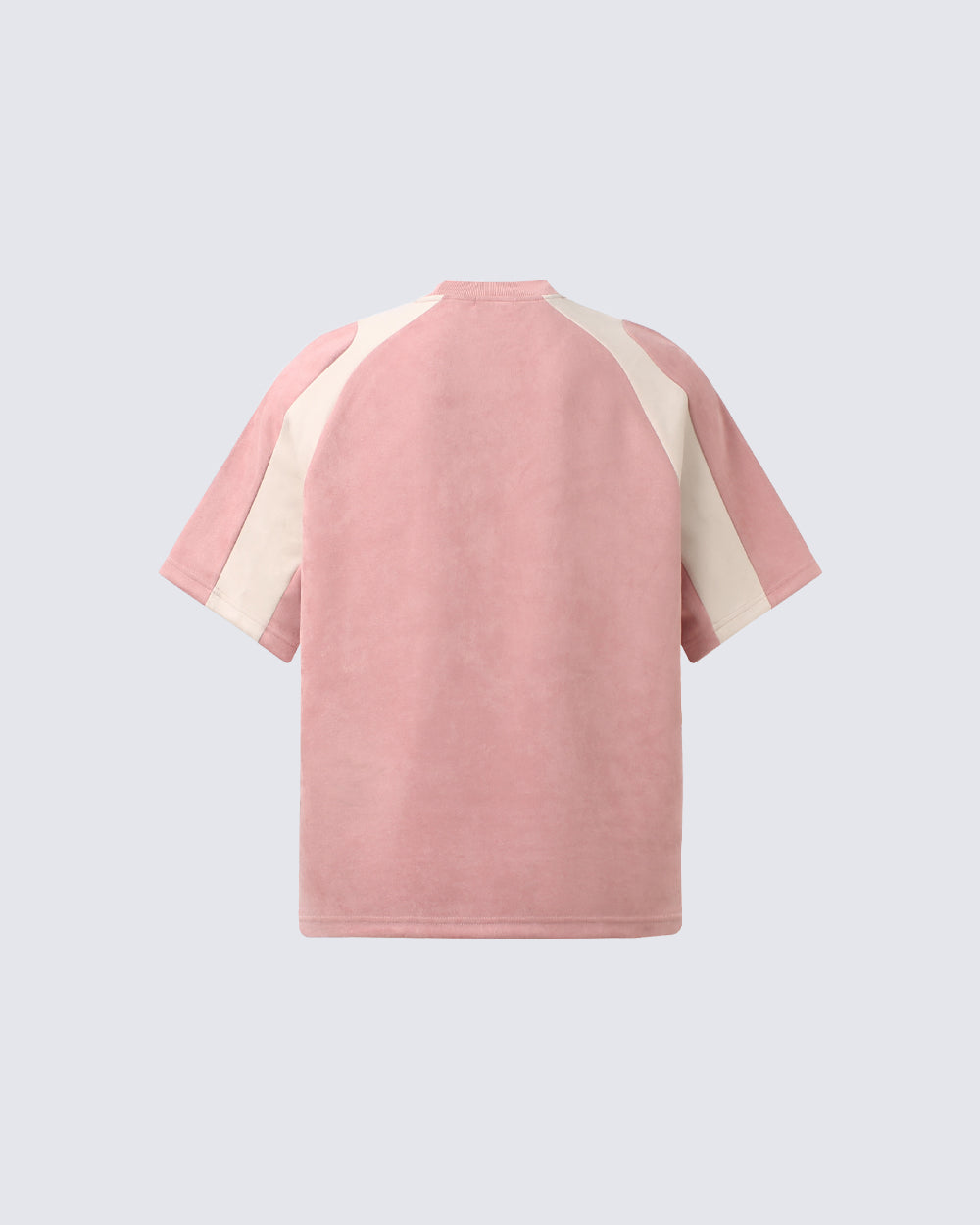 American Streetwear Color-Block Short Sleeve Tee