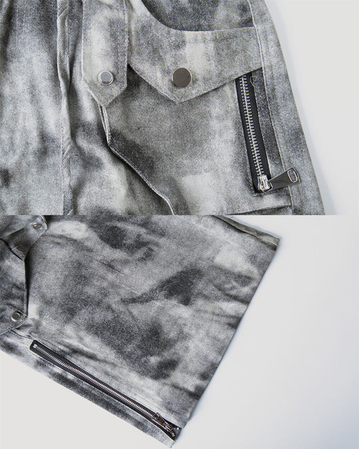 American Light-Asian Style Cargo Jeans