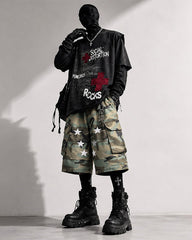 New Military Camo Cargo Shorts
