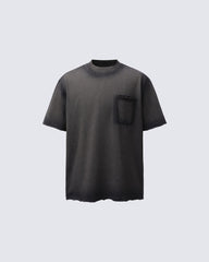 Soft Washed Minimal Pocket Short Sleeve Tee