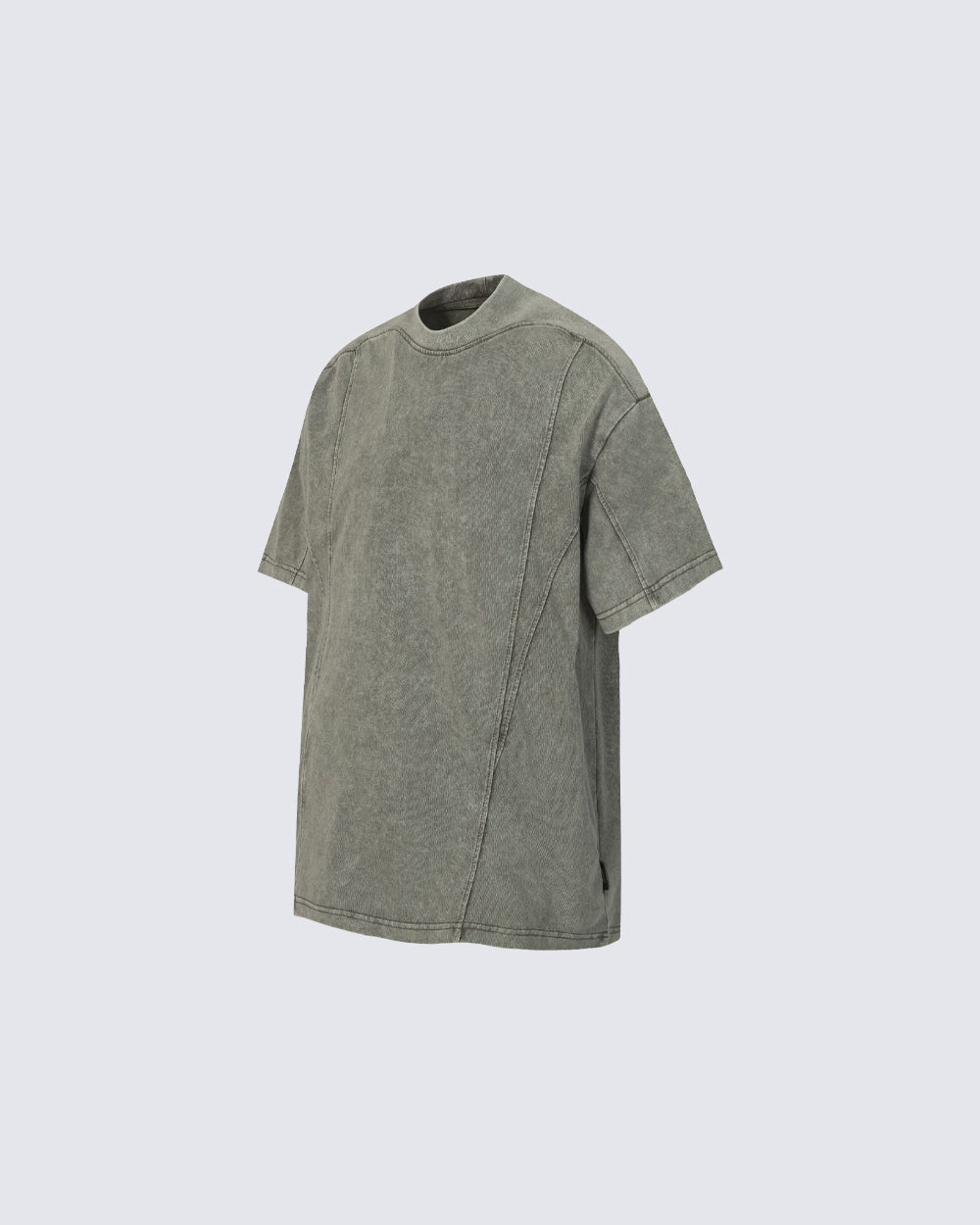 Vintage Washed Deconstructed Casual Tee