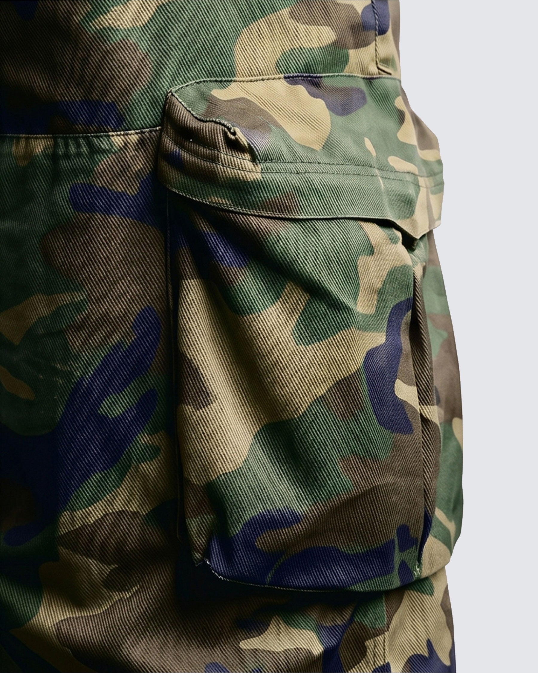 KIIKIO-New Y2K Camo Multi-Pocket Wide Leg Cargo Pants