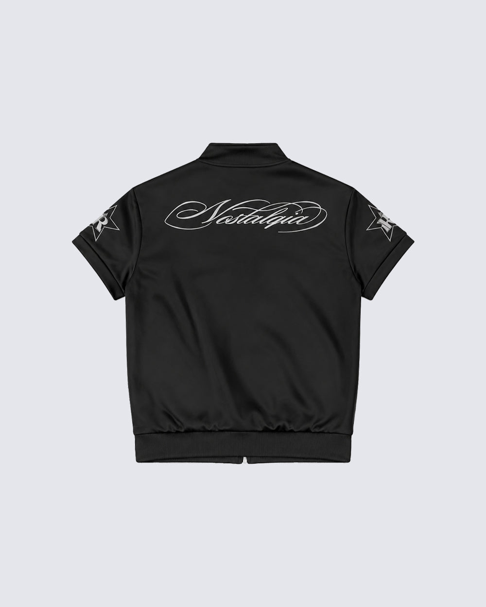 Light Asian Street Stand Collar Zip Tee Jacket