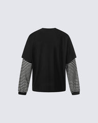 American Vintage Layered Long Sleeve T-Shirt