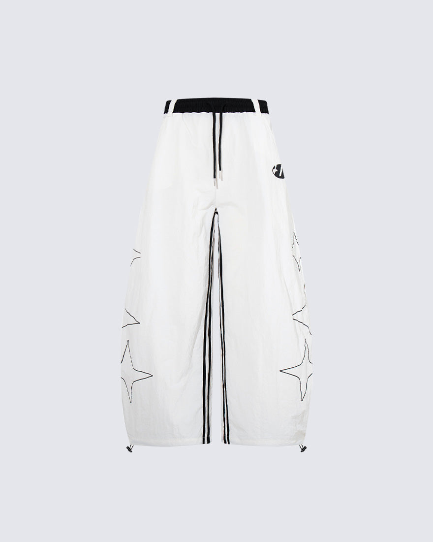 American-Style Minimalist Striped Casual Pants