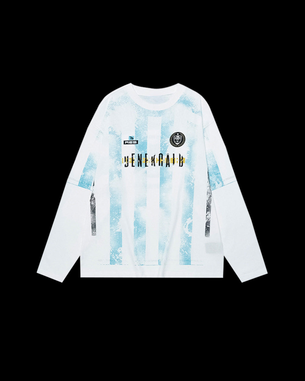 Gothic Long-Sleeve Street Jersey With Graphic Print