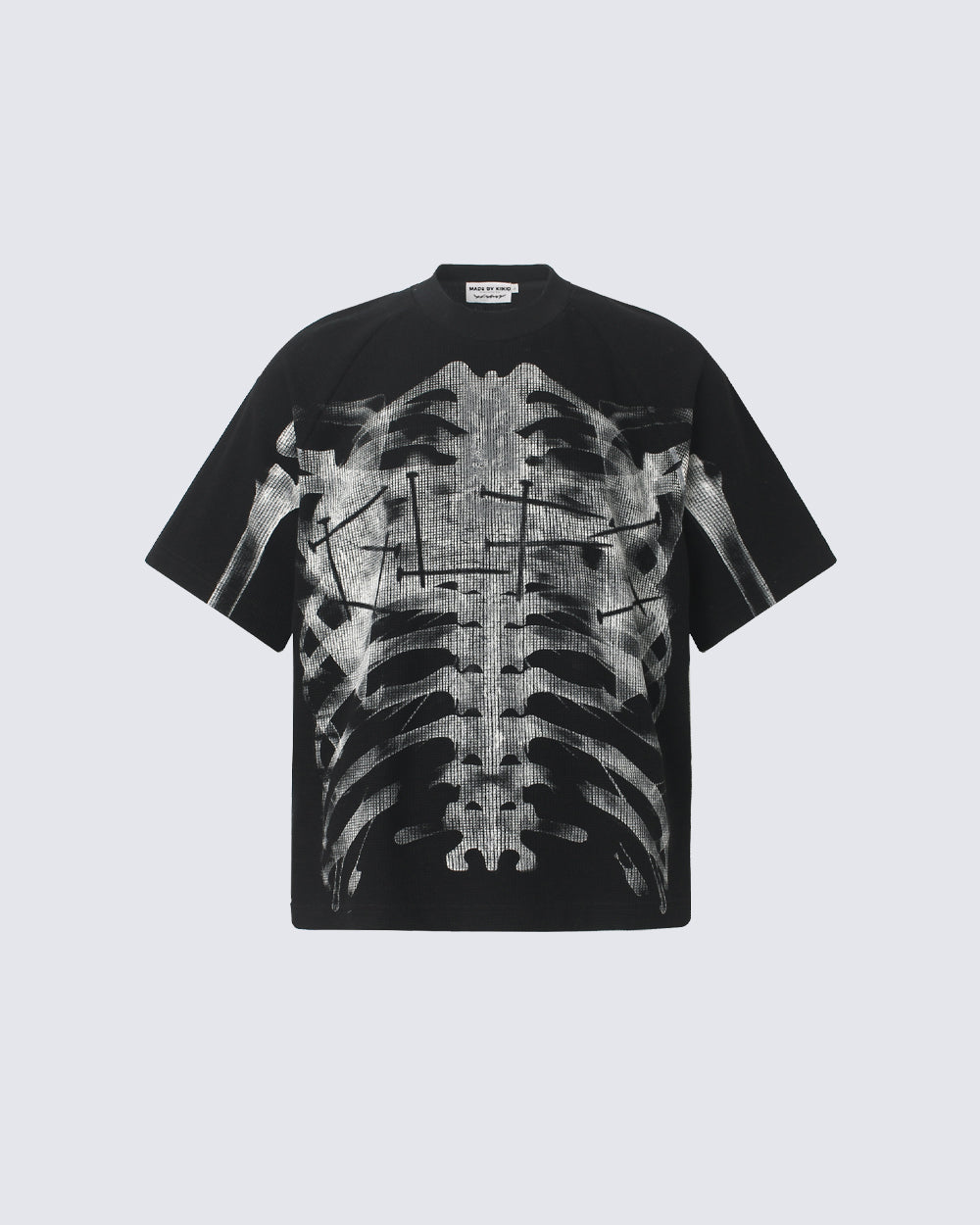 Abstract Skeleton Graphic Short Sleeve Tee