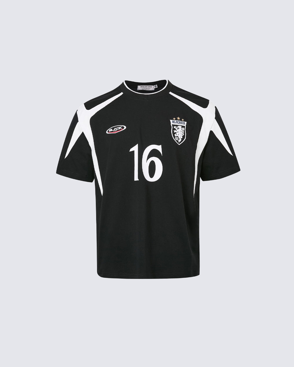 Retro Print Street Patchwork Casual Jersey