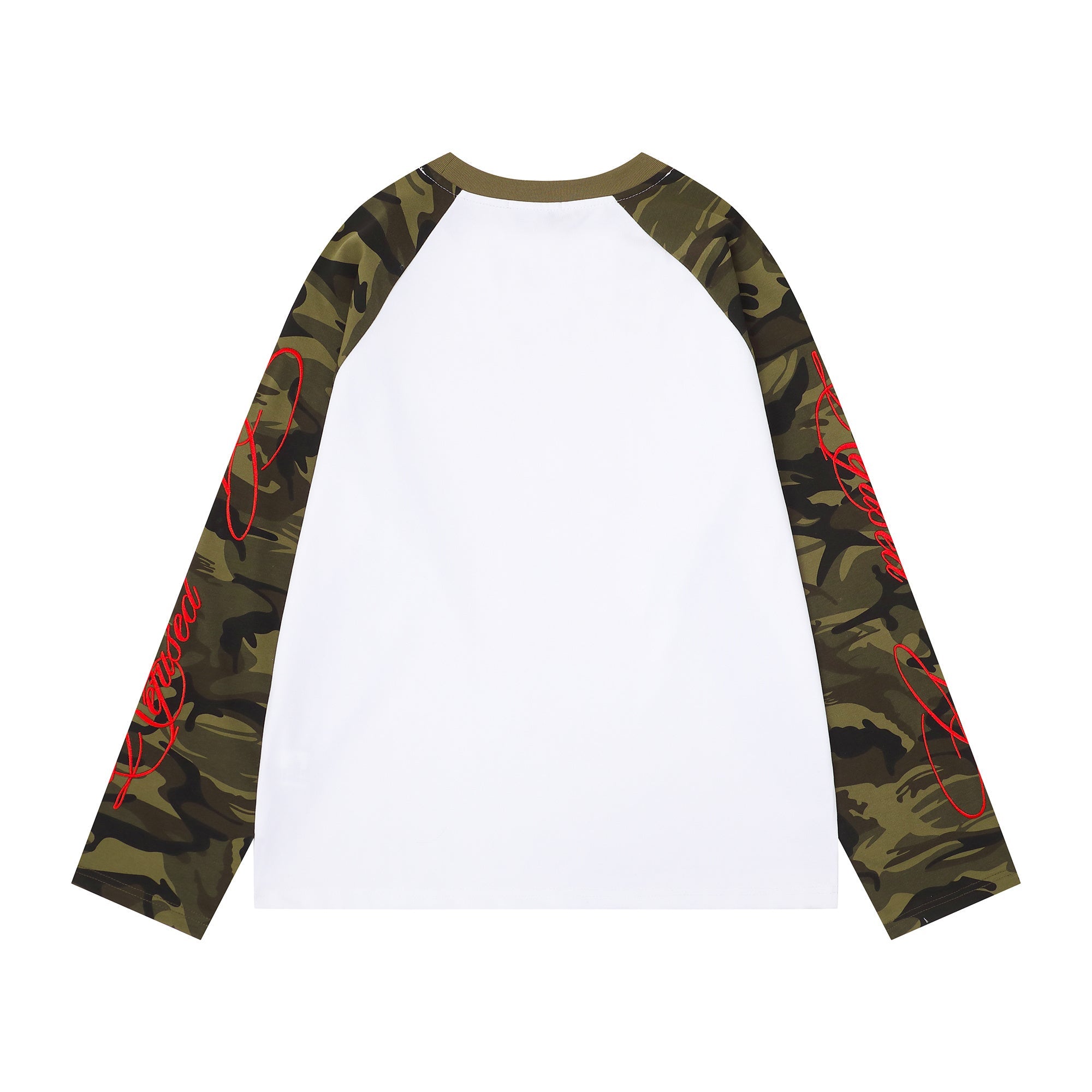 Omirad Camo Sleeve Raglan Long Sleeve Tee