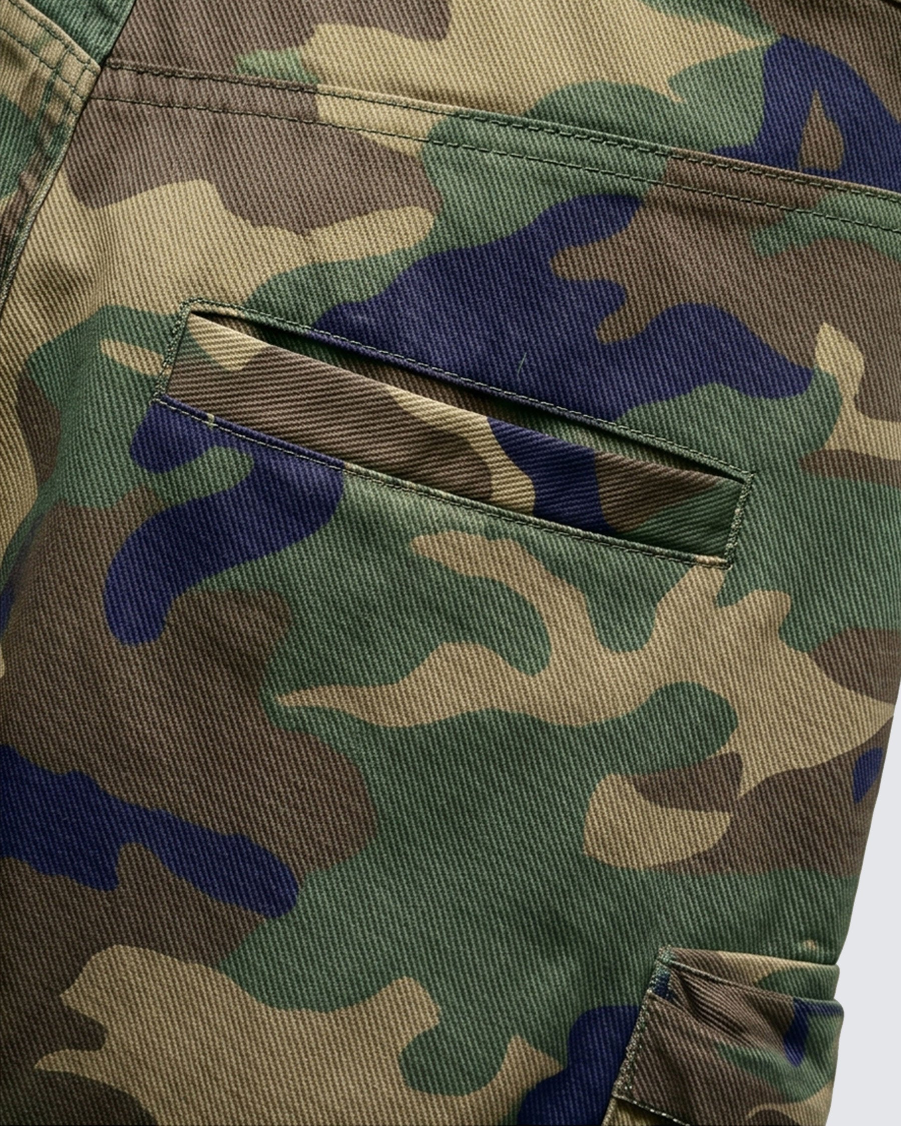 KIIKIO-New Y2K Camo Multi-Pocket Wide Leg Cargo Pants
