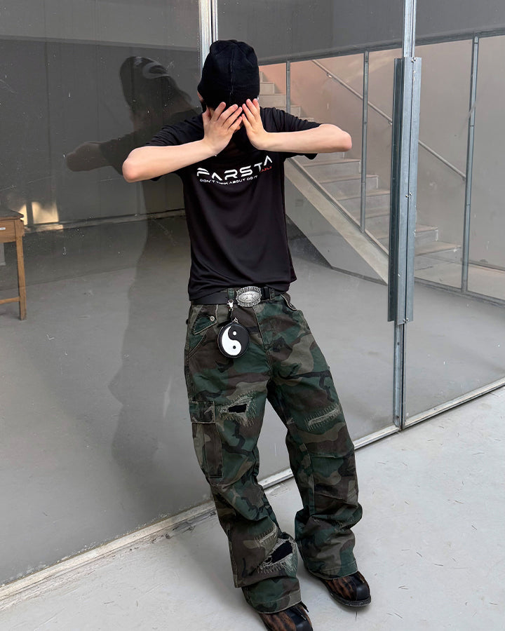 American Mesh Embroidered Sports Jersey Tee