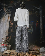 American Light-Asian Style Cargo Jeans
