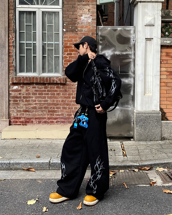 American Machete Hip Hop Draped Casual Pants
