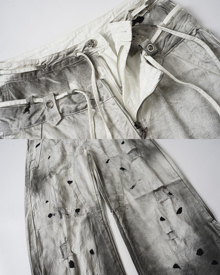 American Heavy-Duty Wasteland Double-Waist Jeans