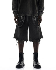 LIGHTNING Series | New Strap Wide-Leg Shorts