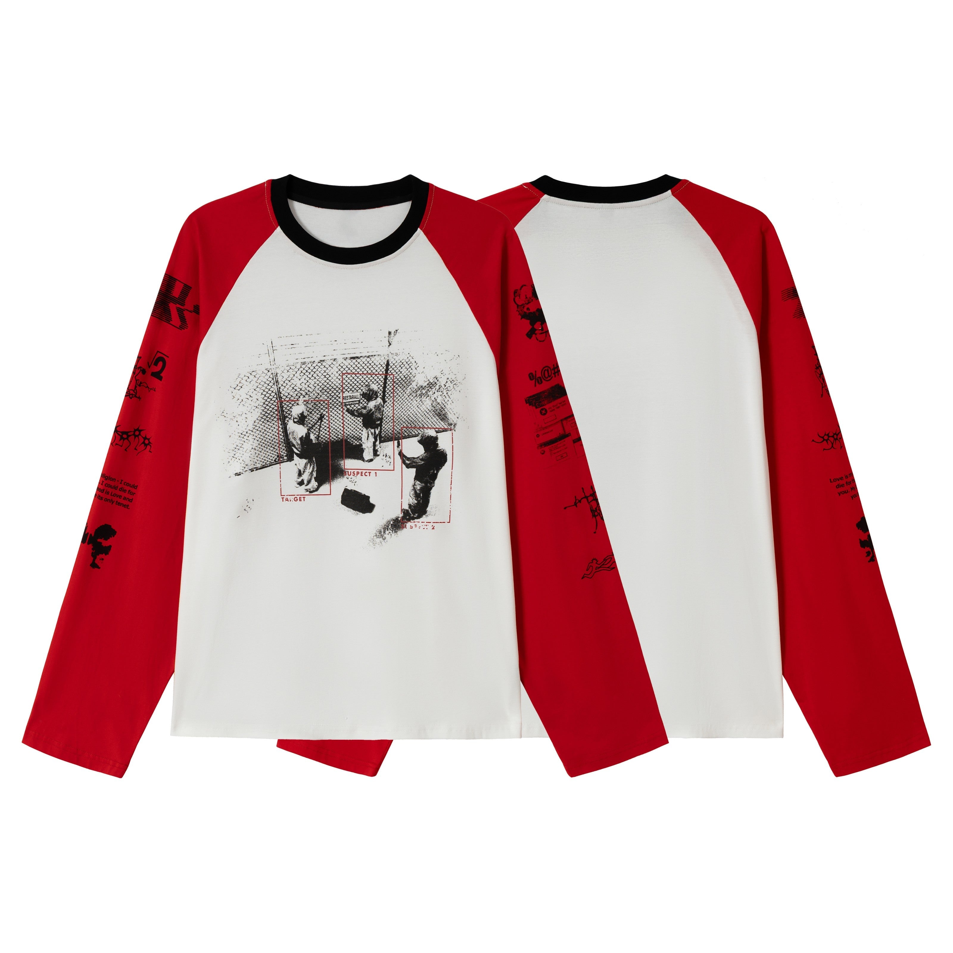 Omirad Graphic Raglan Long-Sleeve T-Shirt
