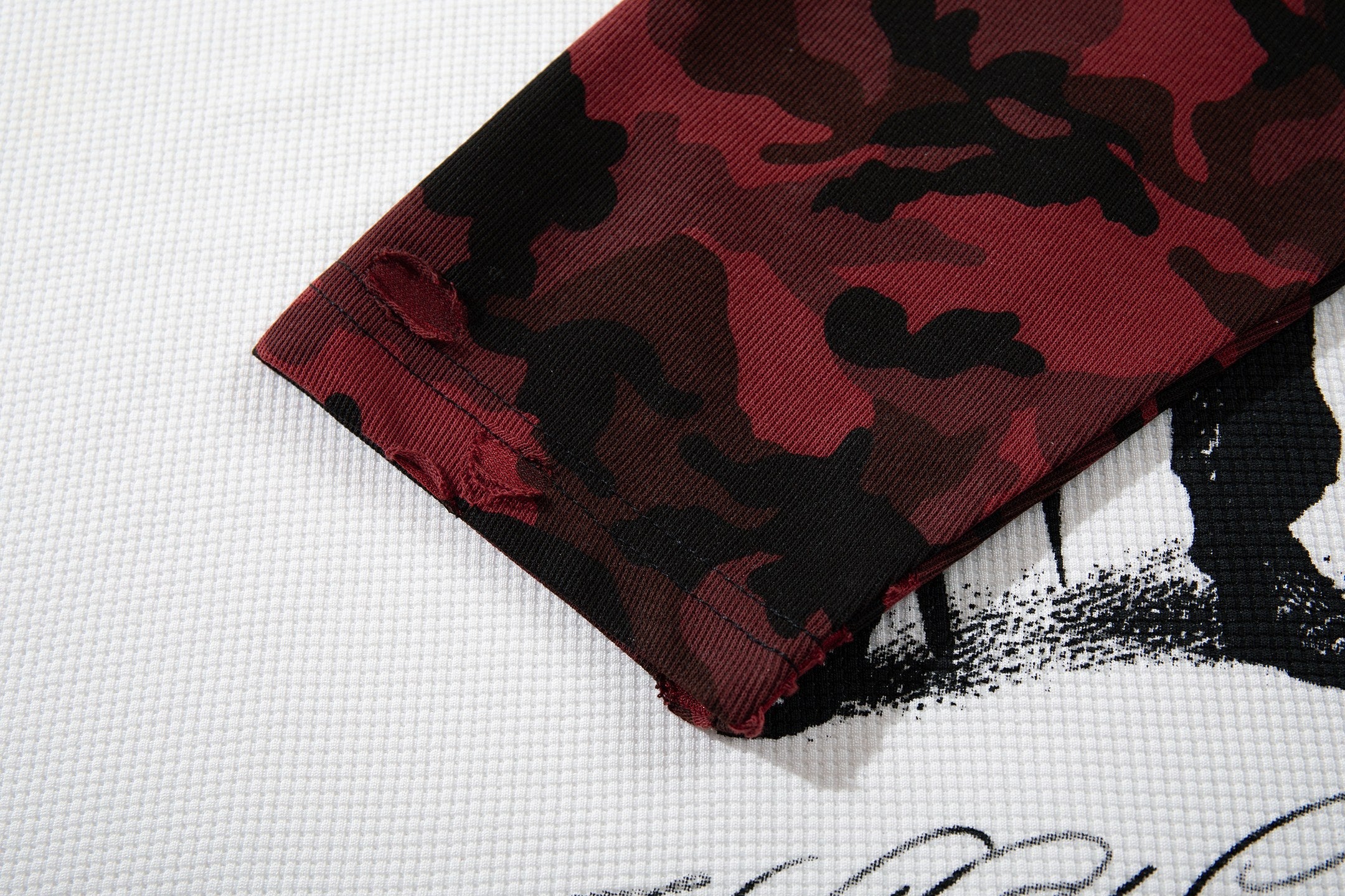 Omirad Camo Raglan Graphic Long Sleeve