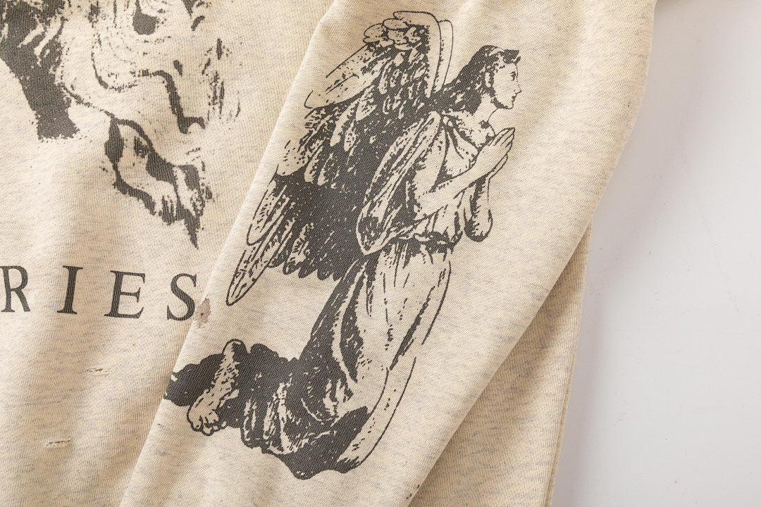Saint Michael ST331 Multi-Graphic Sleeve Print Sweatshirt