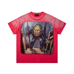 Rare Peace SOS Goblin Monster Graphic Streetwear Tee