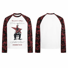 Omirad Camo Raglan Graphic Long Sleeve