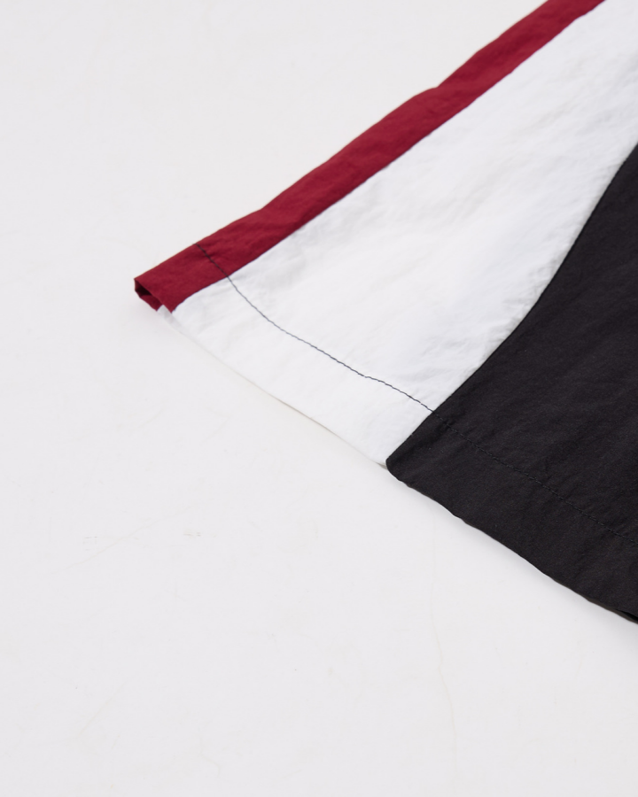 American Retro Embroidered Color-Blocked Deconstructed Flight Jacket