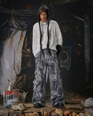 American Light-Asian Style Cargo Jeans
