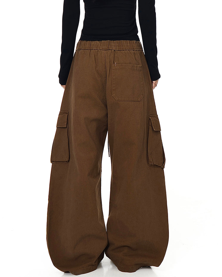 100% Cotton Multi-Pocket Cargo Pants