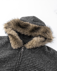 Cotton Blend + Faux Fur Lining