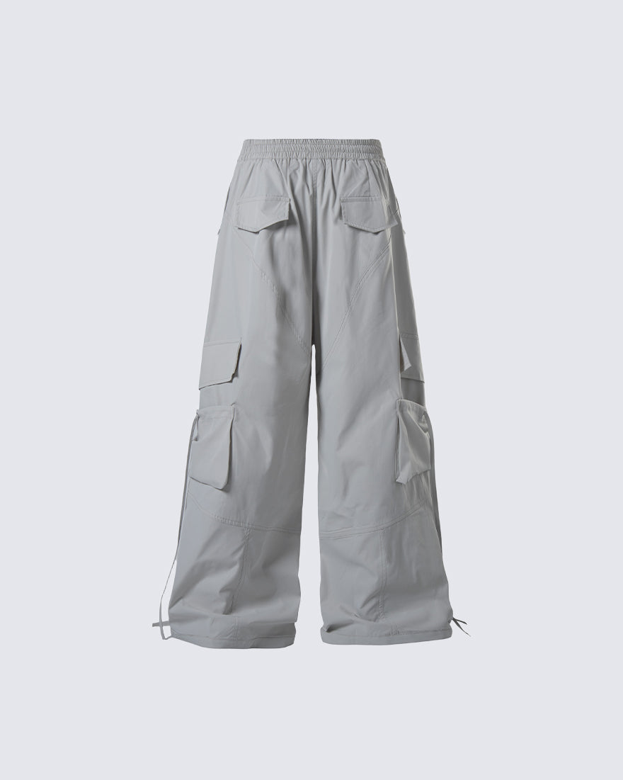 Techwear Multi-Pocket Wide-Leg Cargo Pants