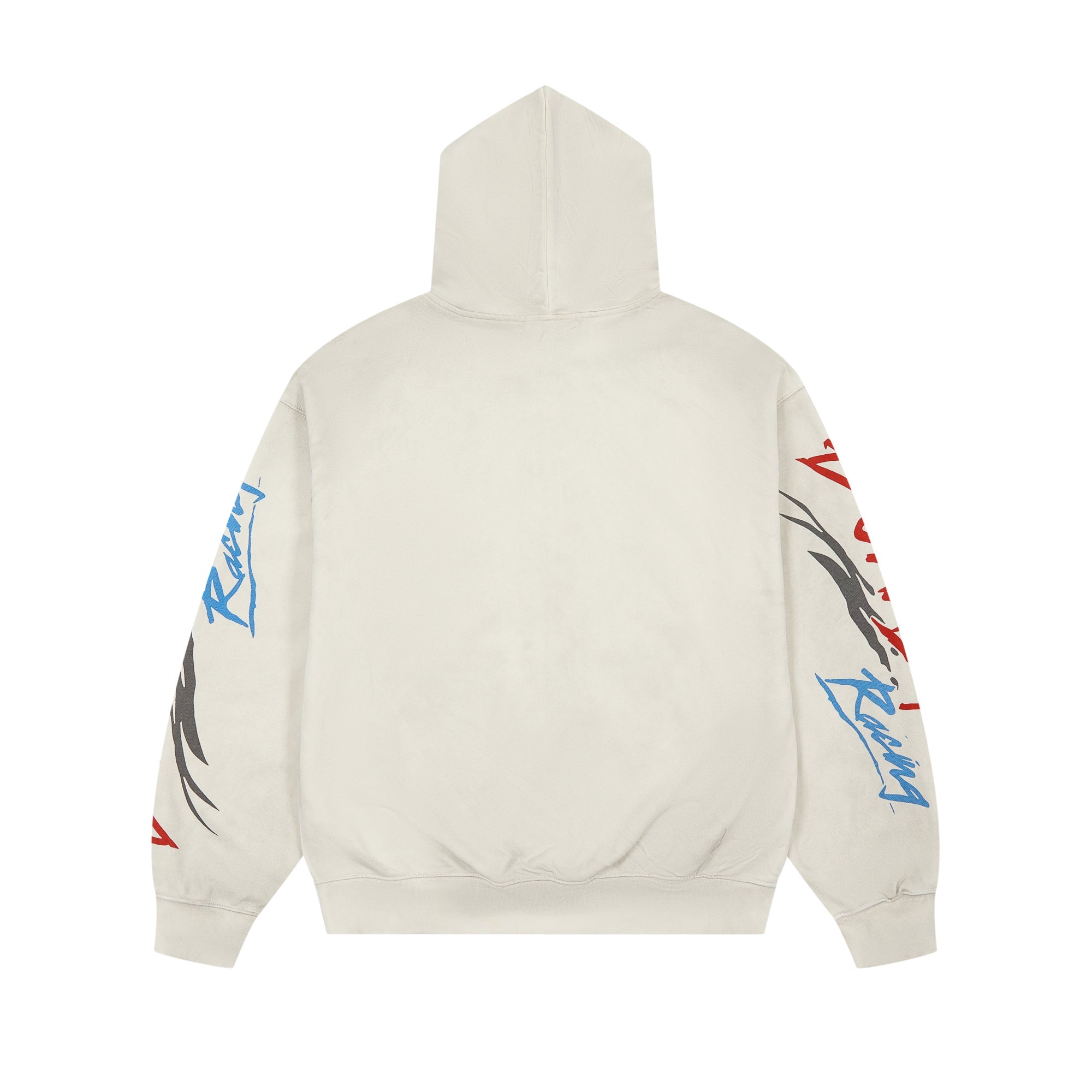 DUAA Speed Racing Helmet Studded Vintage Zip‑Up Hoodie
