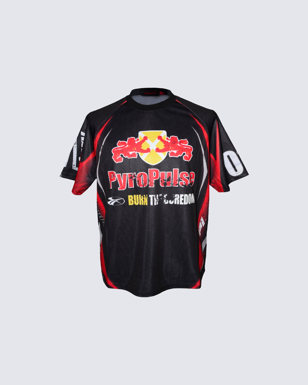 Graphic Mesh Sports Jersey Tee New