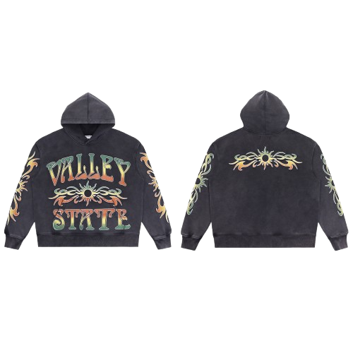 Vale Forever Valley State Vintage Graphic Hoodie