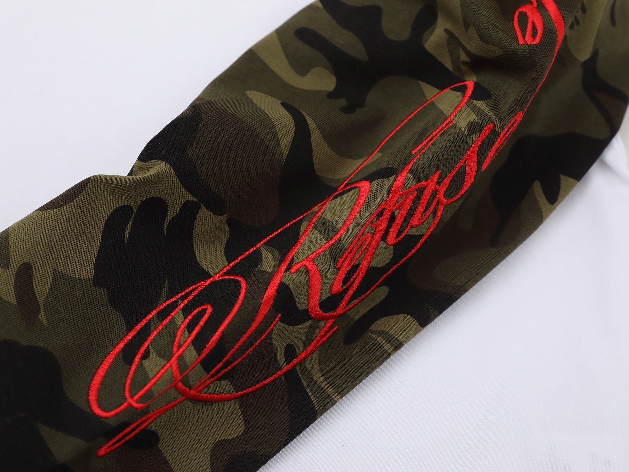 Omirad Camo Sleeve Raglan Long Sleeve Tee