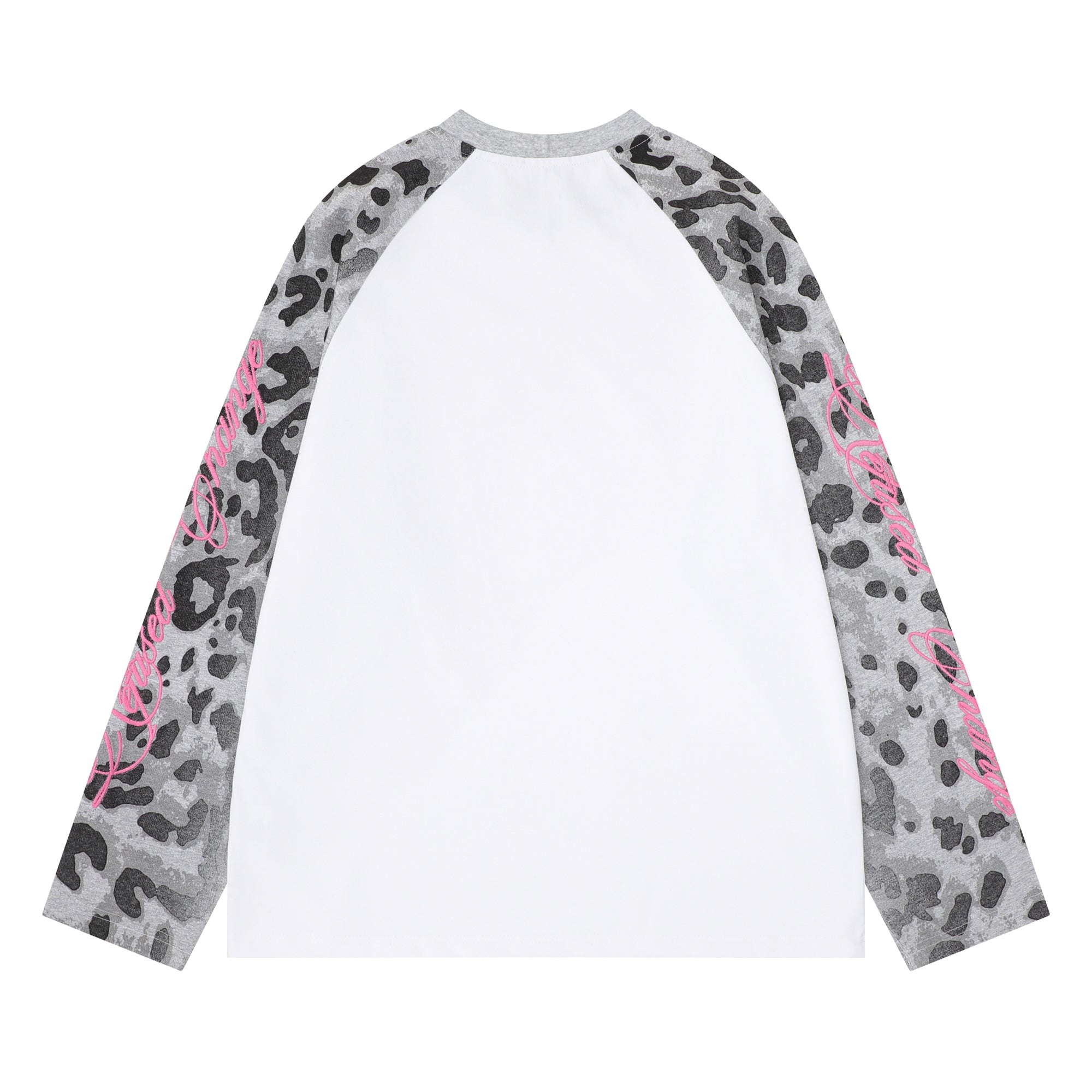 Omirad Leopard Raglan Long Sleeve Tee