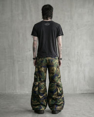 KIIKIO-New Y2K Camo Multi-Pocket Wide Leg Cargo Pants
