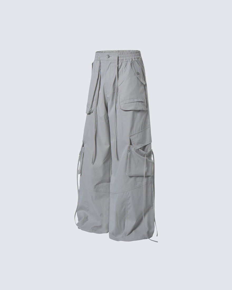 Techwear Multi-Pocket Wide-Leg Cargo Pants